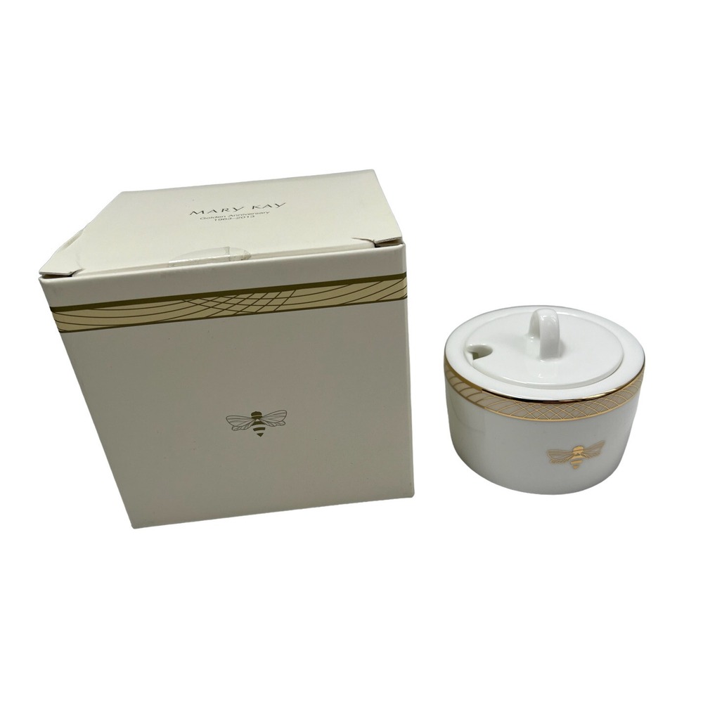 Mary Kay Golden Anniversary BumbleBee Sugar Bowl New In Open Box